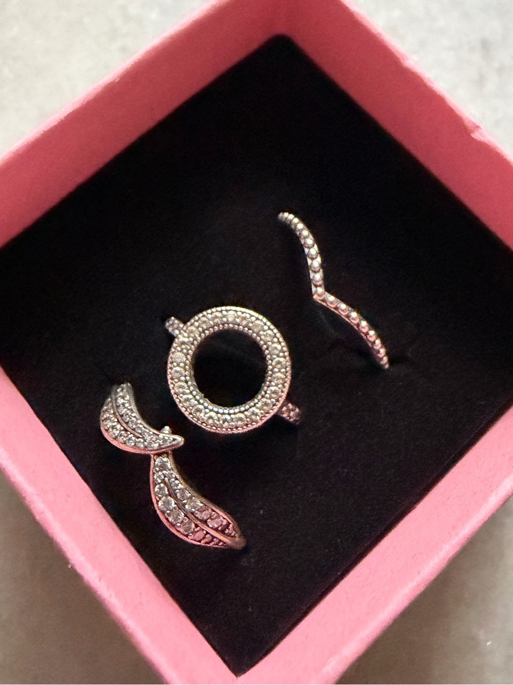 💍PANDORA Rings! 925ALE! 7.5 Authentic!